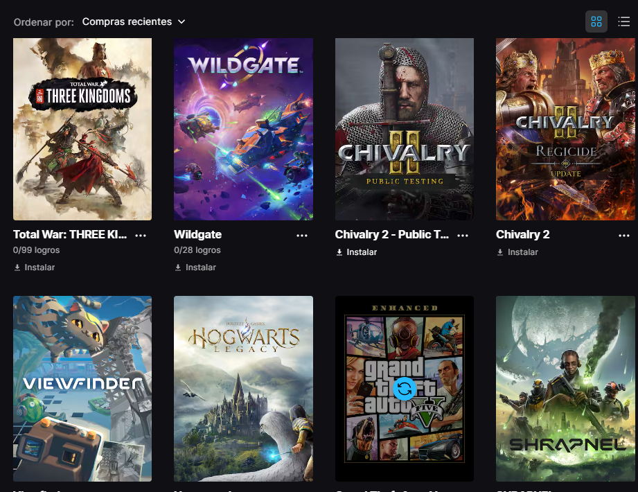 Cuenta de EpicGames con mas de  15 Juegos